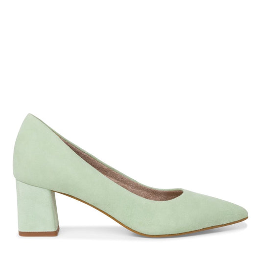 Mintgröna pumps