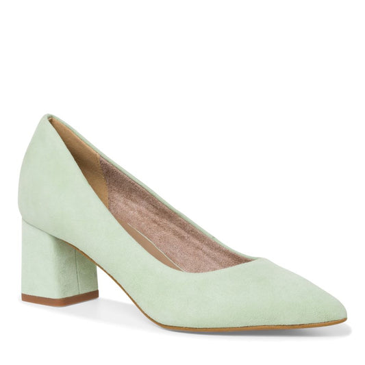 Mintgröna pumps