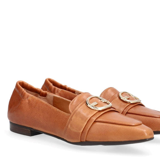 Cognacsfärgad loafer