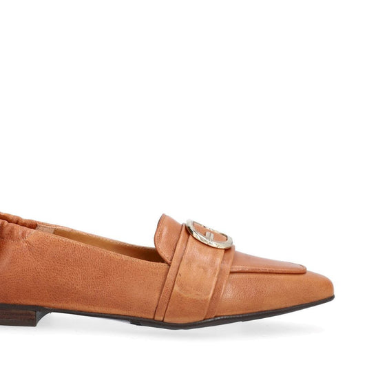 Cognacsfärgad loafer